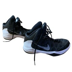 Nike Zoom Without A Doubt Basketball Shoes Black Silver 8.5